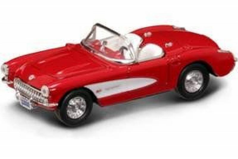 Chevrolet Corvette 1957 Red by lucky-die-cast