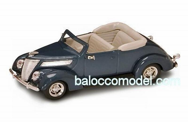 Ford V 8 Convertible 1937 Dark Blue 1:43 by lucky-die-cast