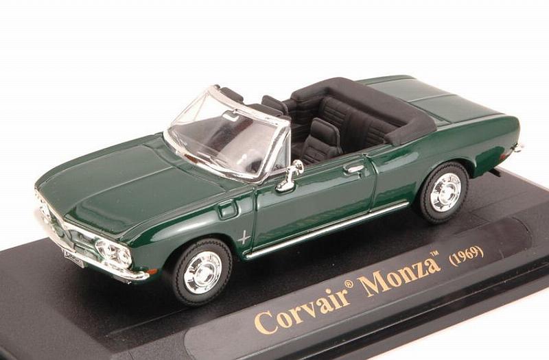 Corvair Monza Convertible 1969 Green by lucky-die-cast