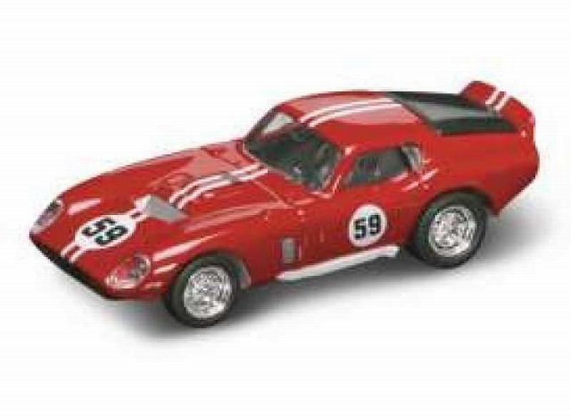 Shelby Cobra Daytona Coupe  1965 N.59 Red/white by lucky-die-cast