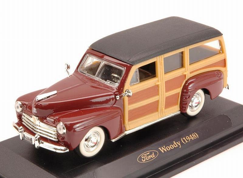 Ford Woody Hard Top 1948 Amarant by lucky-die-cast