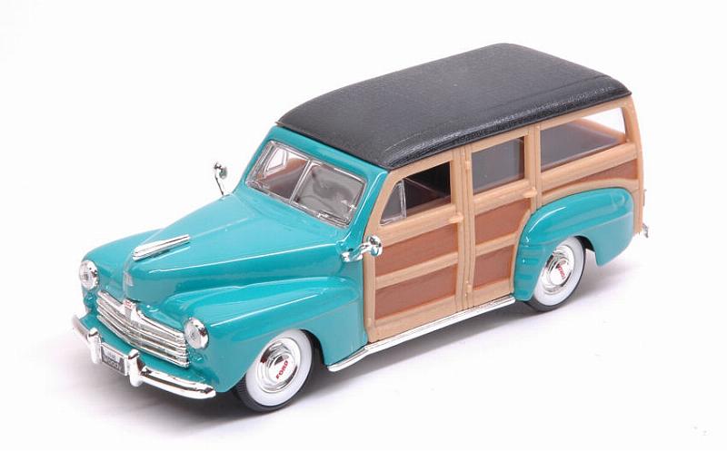 Ford Woody 1948 Turquoise by lucky-die-cast