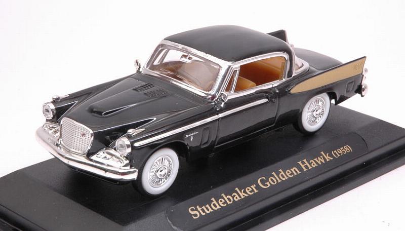 Studebaker Golden Hawk 1958 Black by lucky-die-cast