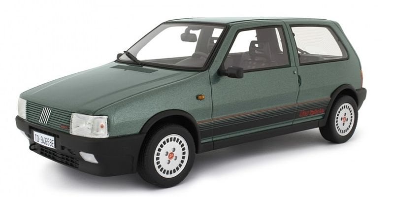 Fiat Uno Turbo I.E.1987 (Metallic Green) by laudo-racing