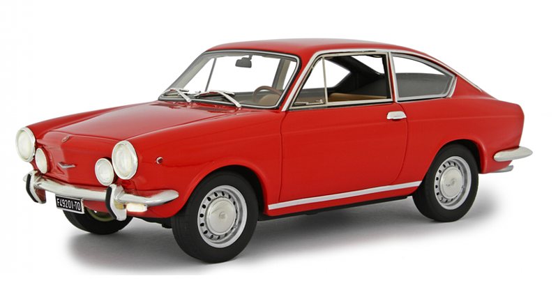 Fiat 850 Sport Coupe 1968 (Red) by laudo-racing