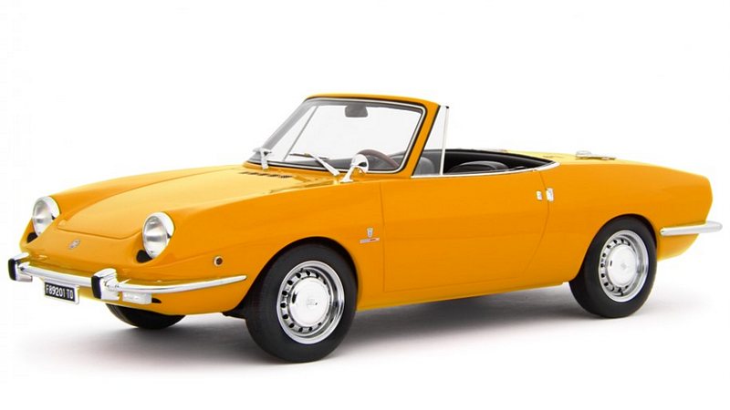 Fiat 850 Sport Spider 1968 (Yellow) by laudo-racing