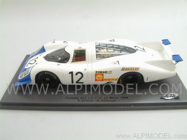 Porsche 917 LH #12 Le Mans 1969 Elford -Attwood - le-mans-miniatures