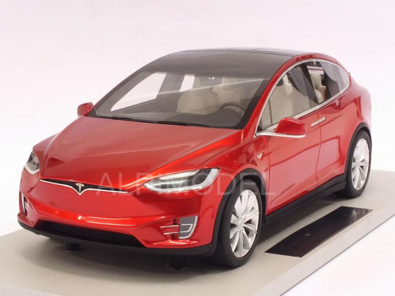 Tesla Model X  (Red Metallic) by ls-collectibles
