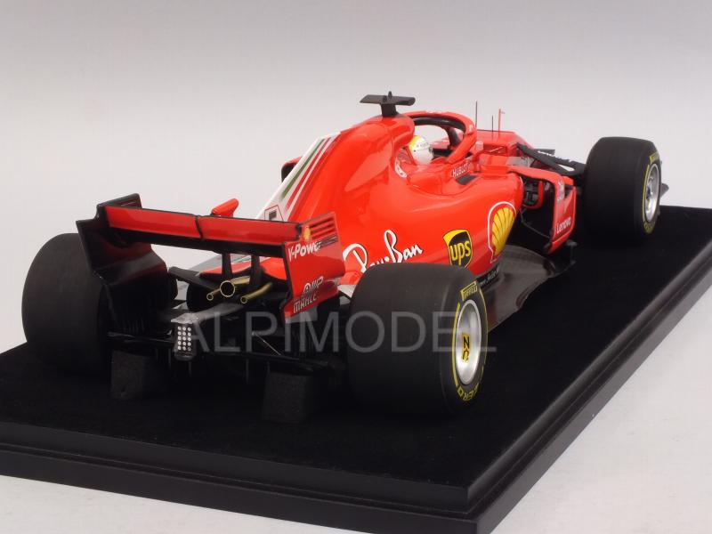 Ferrari SF71-H #5 Winner GP Australia 2018 Sebastian Vettel (with display case) - looksmart