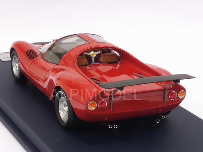 Ferrari Dino 206 Competizione Prototipo (Red) with display case - looksmart