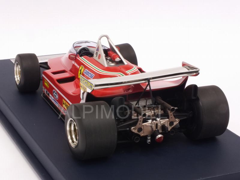 Ferrari 312 T5 #2 GP Monaco 1980 Gilles Villeneuve (with display case) - looksmart