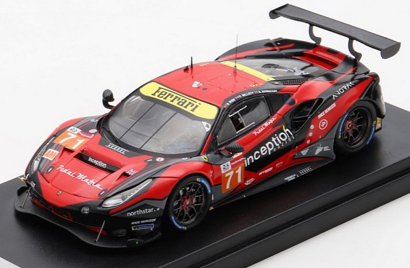 Ferrari 488 GTE Evo Inception #71 Le Mans 2021 Iribe - Millroy - Barnicoat by looksmart