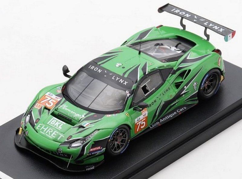 Ferrari 488 GTE Evo Iron Lynx #75 Le Mans 2022 Ehret - Hook - Varrone by looksmart