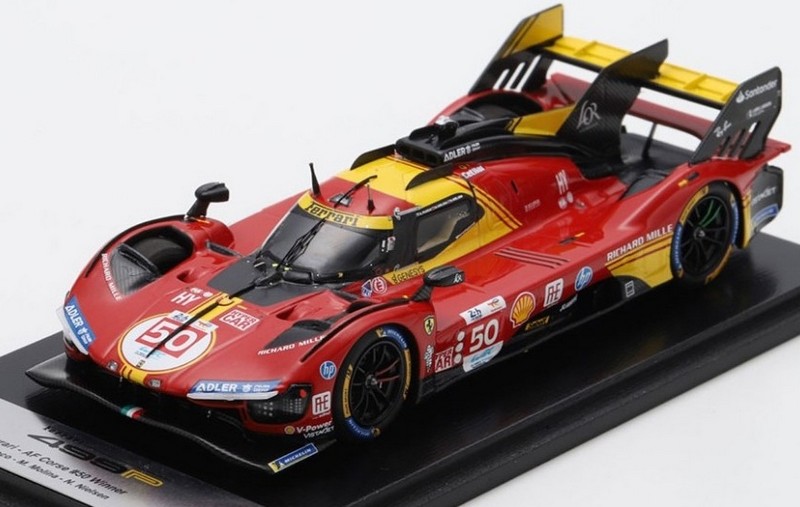 Ferrari 499P #50 Winner Le Mans 2024 Fuoco - Molina - Nielsen by looksmart