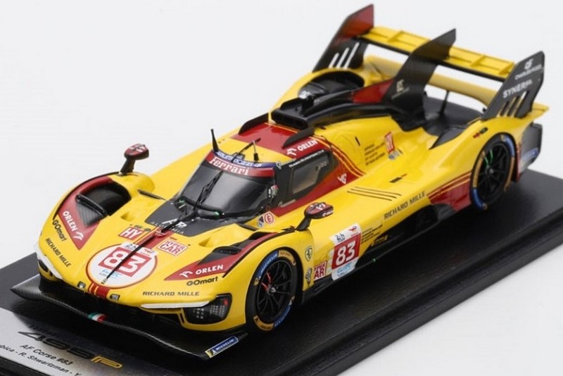 Ferrari 499P #83 Le Mans 2024 Kubica - Shwartzman - Ye by looksmart