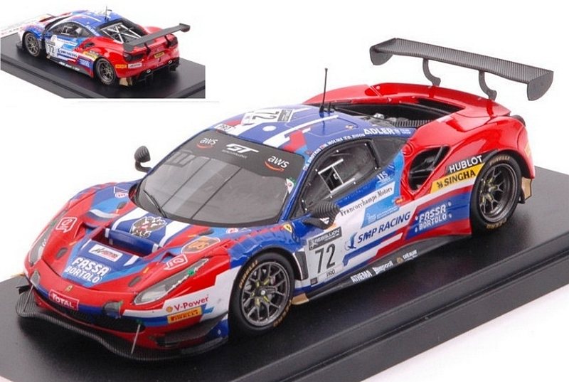 Ferrari 488 GT3 Evo #72 Spa 2020 Molina - Sirotkin - Rigon by looksmart