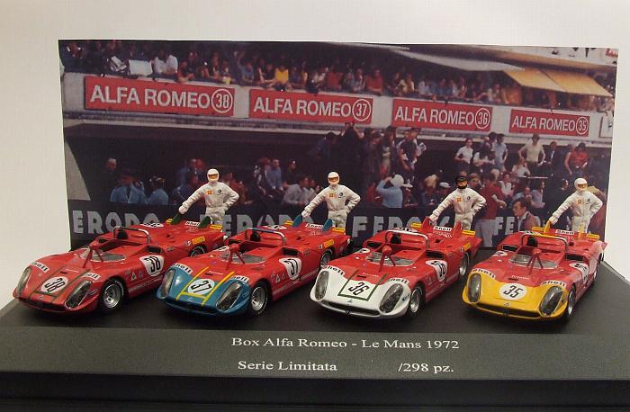 Alfa Romeo 33.3 Set Le Mans 1970 (4 Cars)  #35-36-37-38 by m4