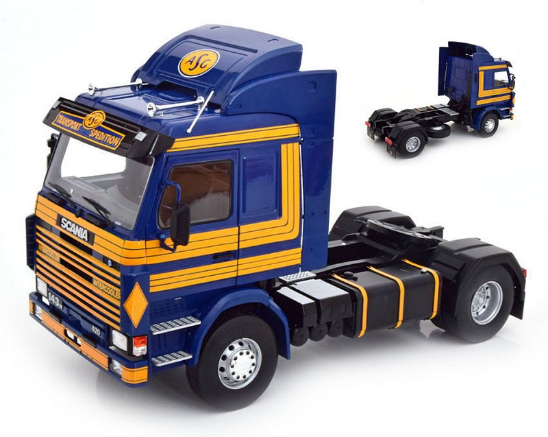Scania 143 Top Line (Dark Blue/Yellow) by mcg