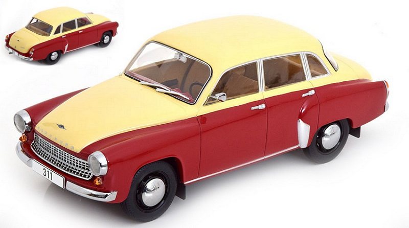 Wartburg 311 1959 (Dark Red/Beige) by mcg