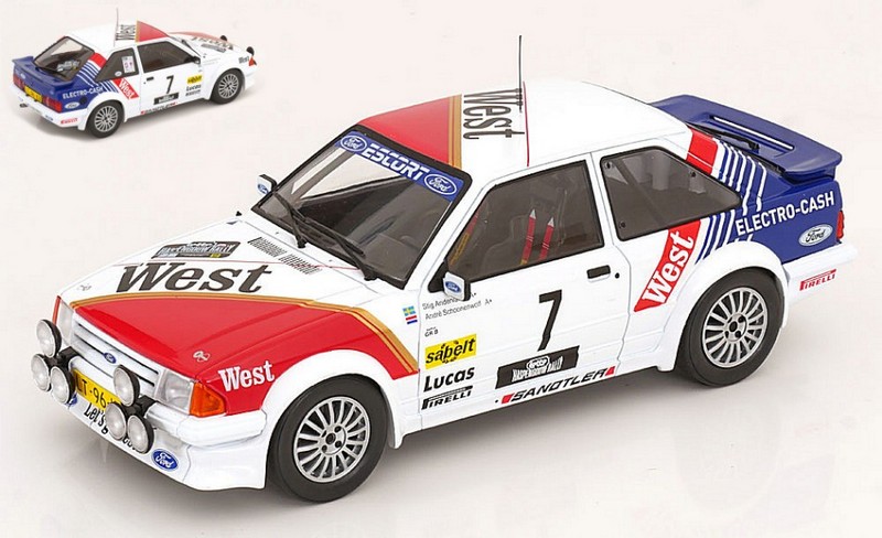 Ford Escort Mk3 RS Turbo #7 Haspengiouw Rally 1985 Andervang .- Schoonenwolf by mcg