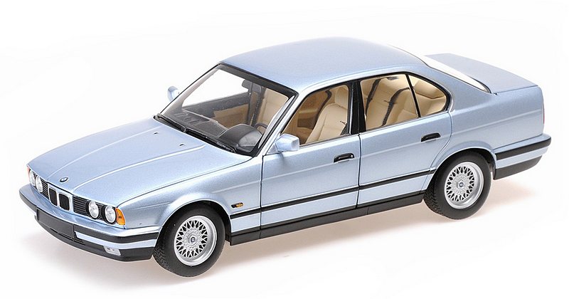 BMW 535i (E34) 1988 (Light Blue Metallic) by minichamps