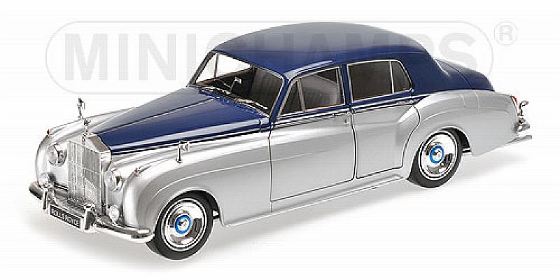Rolls Royce Silver Cloud II 1954 (Silver/Blue) by minichamps