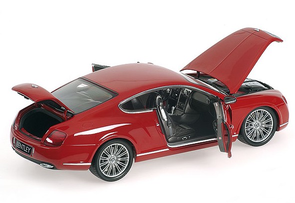 Bentley Continental GT 2008 Red - minichamps
