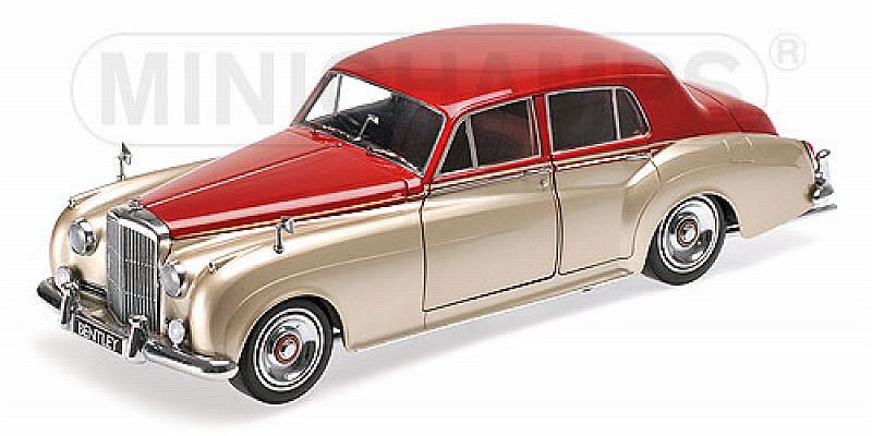 Bentley S2 1960 (Silver/Dark Red) by minichamps