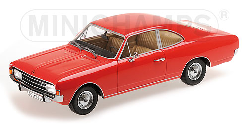 Opel Rekord C Coupe 1966 (Red) by minichamps
