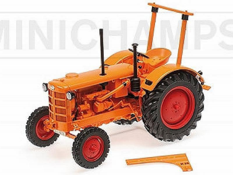 Hanomag R28 Farm Tractor 1953 Orange by minichamps