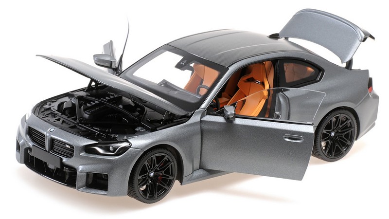 BMW M2 (G87) 2023 (Matt Grey) by minichamps