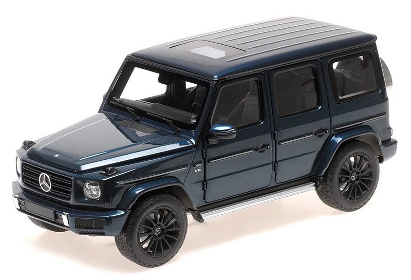 Mercedes G-Class (W463) 2020 (Blue Metallic) by minichamps