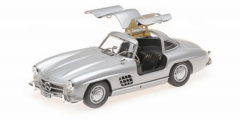 Mercedes 300 SL W198 1955 (Silver) - minichamps