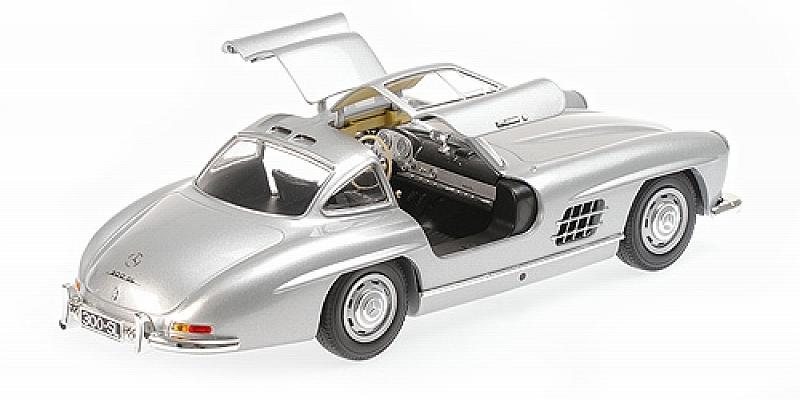 Mercedes 300 SL W198 1955 (Silver) - minichamps