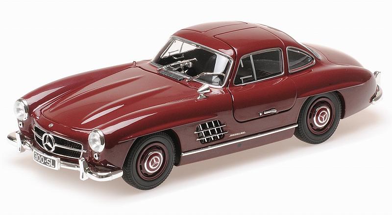 Mercedes 300 SL W198 1955 (Dark Red) by minichamps