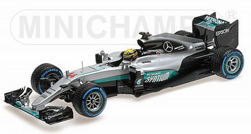 Mercedes AMG W07 Hybrid Winner GP Brasil 2016 Lewis Hamilton by minichamps