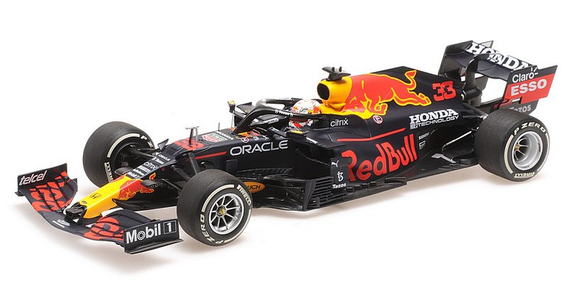 Red Bull RB16B #33 Winner GP France 2021 Max Verstappen  World Champion by minichamps