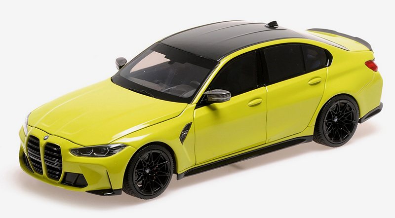 BMW M3 2020 (Yellow Metallic) by minichamps