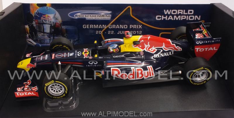 Red Bull Showcar 2012 Sebastian Vettel -  Special Edition GP Germany 20-22 July 2012 - minichamps