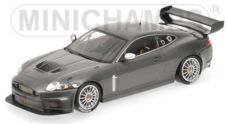 Jaguar XKR GT3 Grey Metallic 2008 by minichamps