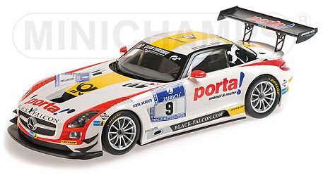 Mercedes SLS AMG GT3 Winner 24h Nurburgring 2013 Schneider - Bleekemolen - Edwards - Thiim by minichamps