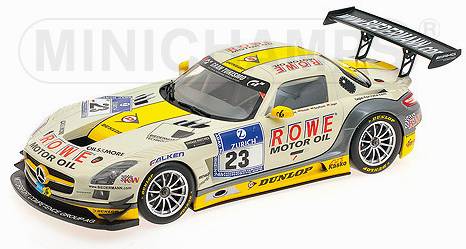 Mercedes SLS AMG GT3 Rowe Racing #23 24h Nurburgring 2013 Arnold - Roloff - Seyffarth by minichamps