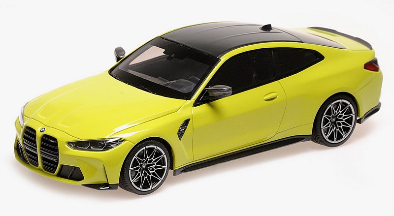 BMW M4 Coupe 2020 (Yellow) by minichamps