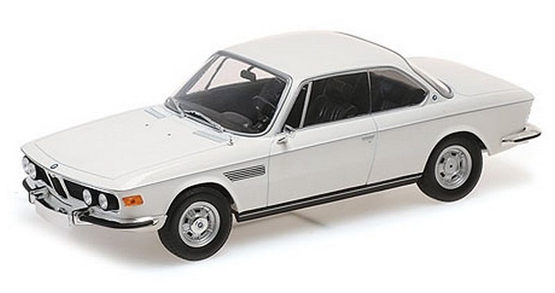 BMW 2800 CS 1968 (White) by minichamps