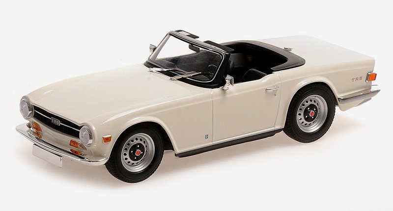 Triumph TR6 LHD 1969 (White) by minichamps