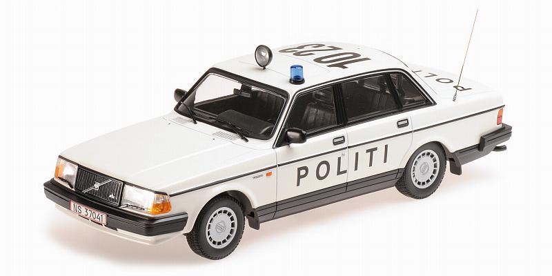 Volvo 240 GL 1986 Politi Danmark by minichamps
