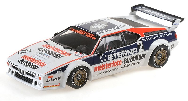 BMW M1 Schnitzer Eterna Meisterphoto Winner Zolder 1982 H.J.Stuck by minichamps