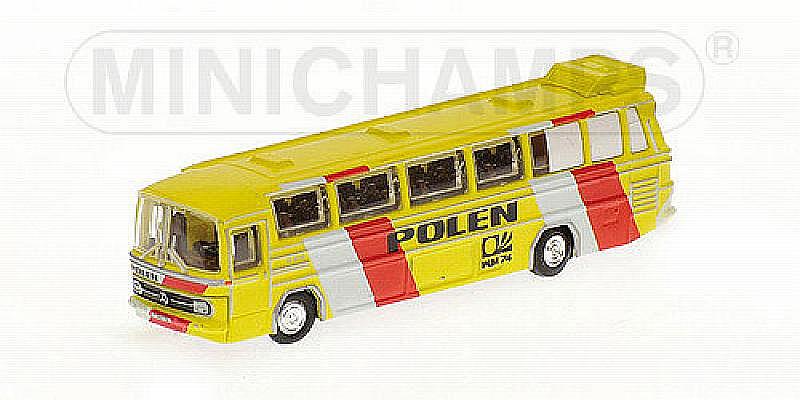 Mercedes O302 Bus Polen 1974  (N scale - 1/160) by minichamps