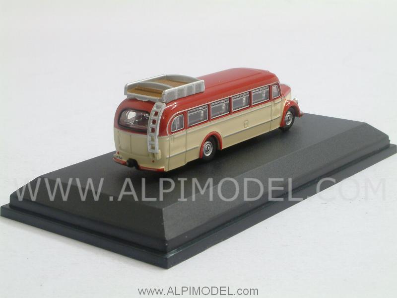 Mercedes O6600 Bus 1950 (Red/Cream)  (N scale - 1/160) - minichamps