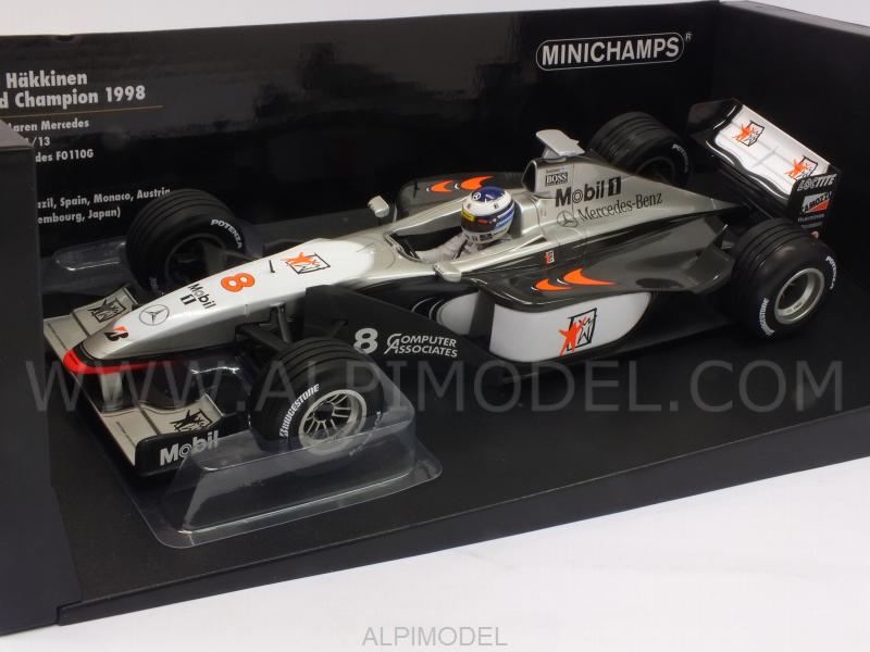 McLaren MP4/13 Mercedes #8 World Champion 1998 Mika Hakkinen by minichamps